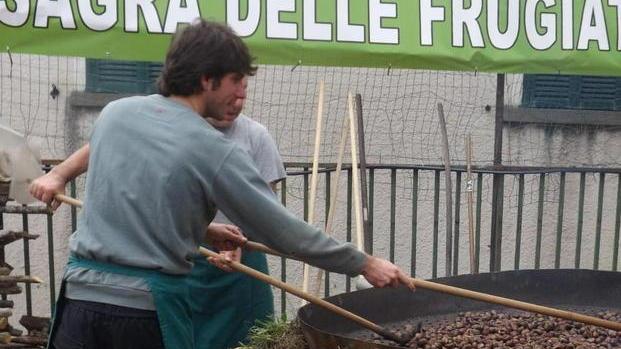 Un'immagine di archivio della sagra delle frugiate di Vellano