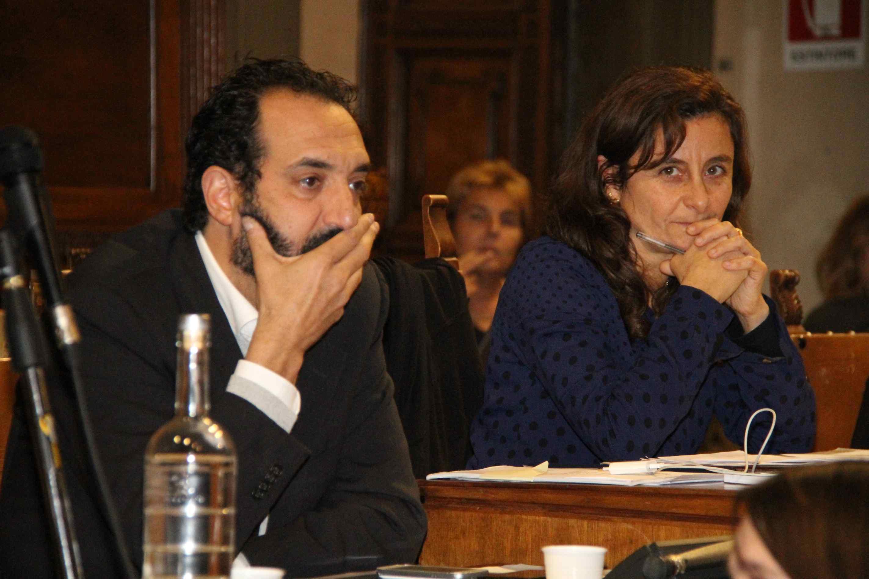 L'assessore Valerio Barberis e la presidente del consiglio comunale Ilaria Santi