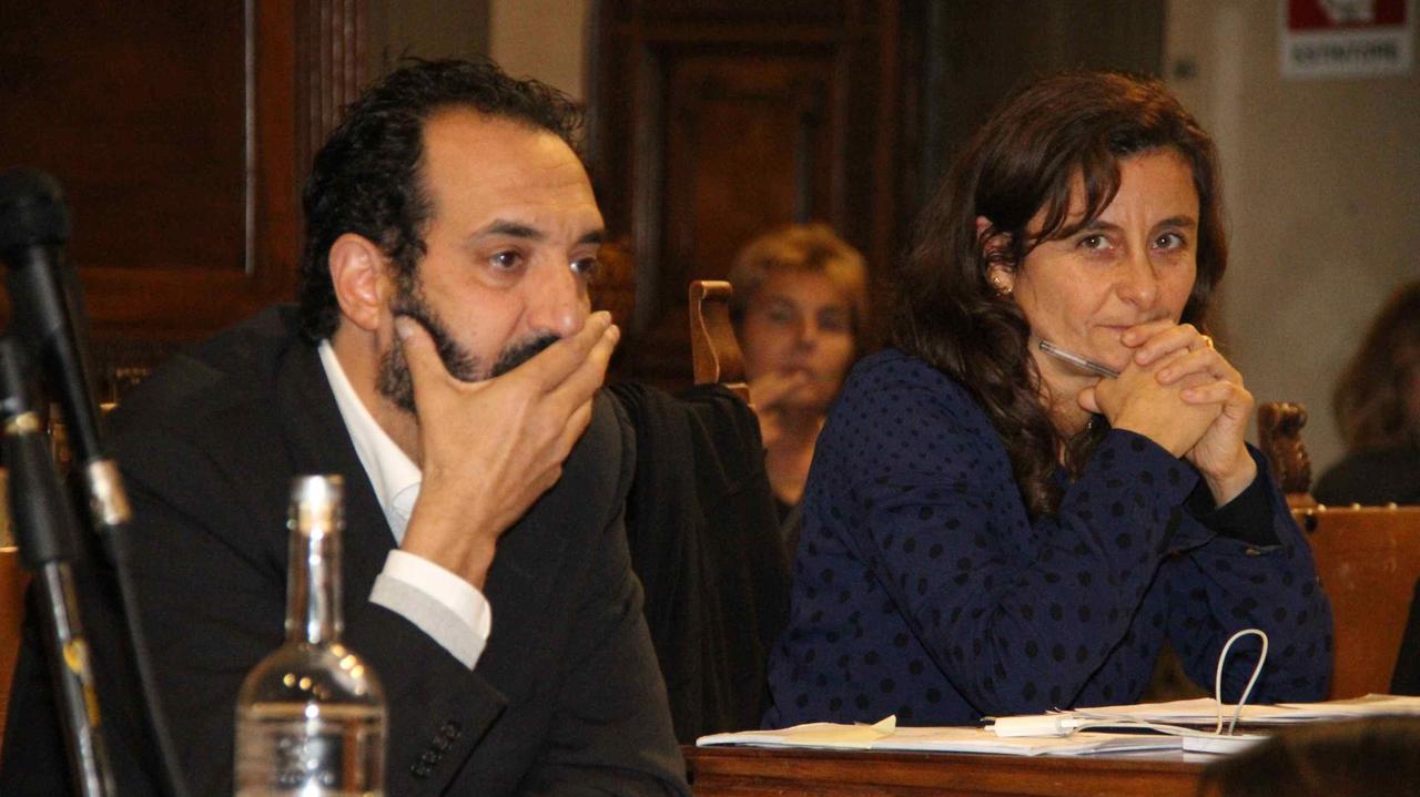 L'assessore Valerio Barberis e la presidente del consiglio comunale Ilaria Santi