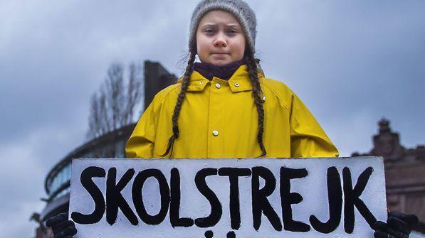 Greta Thunberg è la giovane svedese leader del movimento Strike4clim