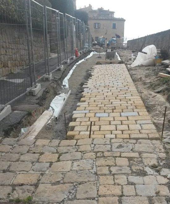 Lavori in via della Pietraia poi sarà pedonalizzata