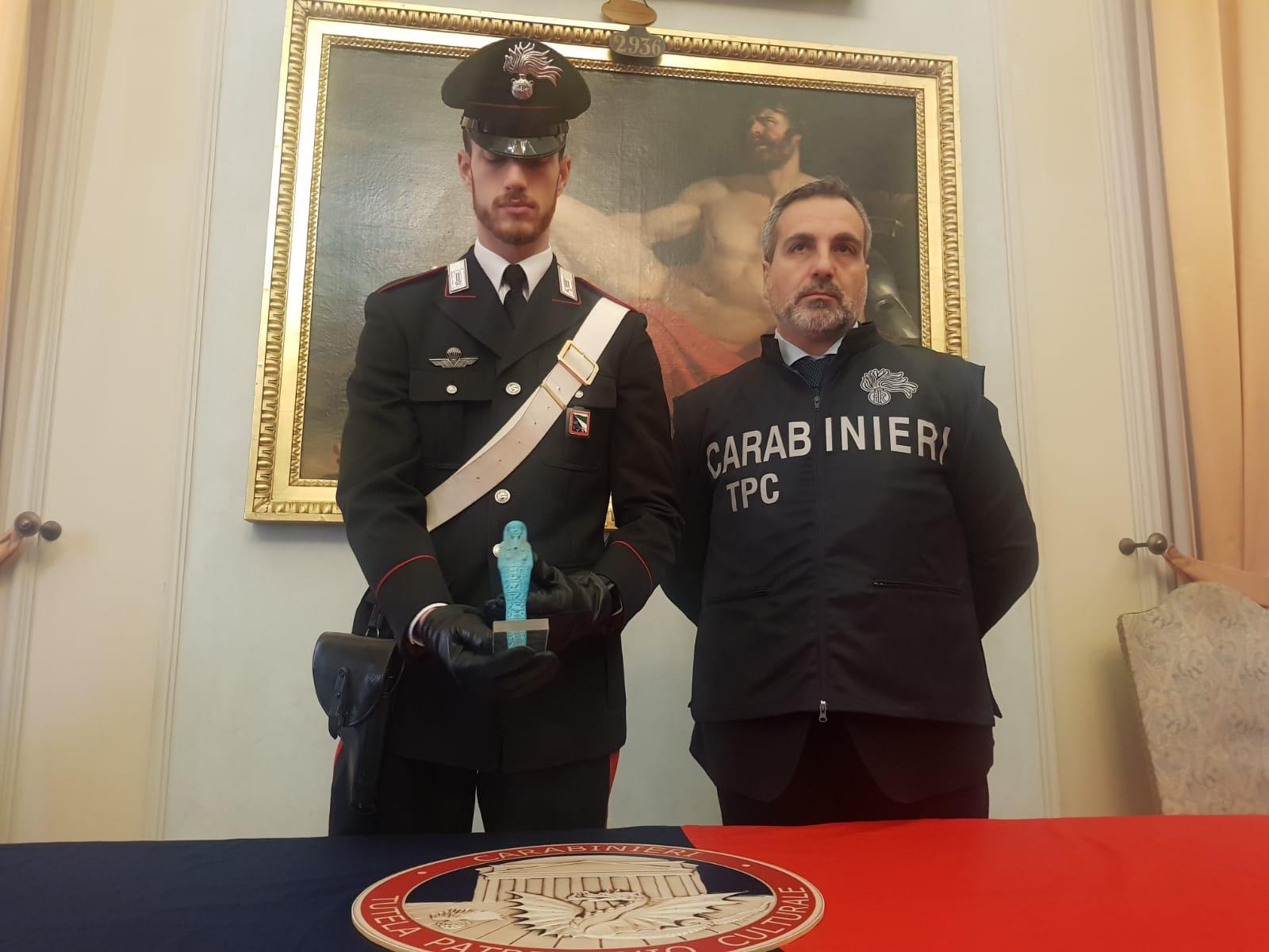 Modena, ritrovata una statuetta egizia rubata dal museo civico nel 1964