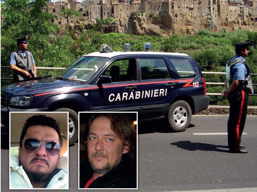 I carabinieri che hanno svolto le indagini, e sotto Claudio Carrucoli e Luca Mastropietro