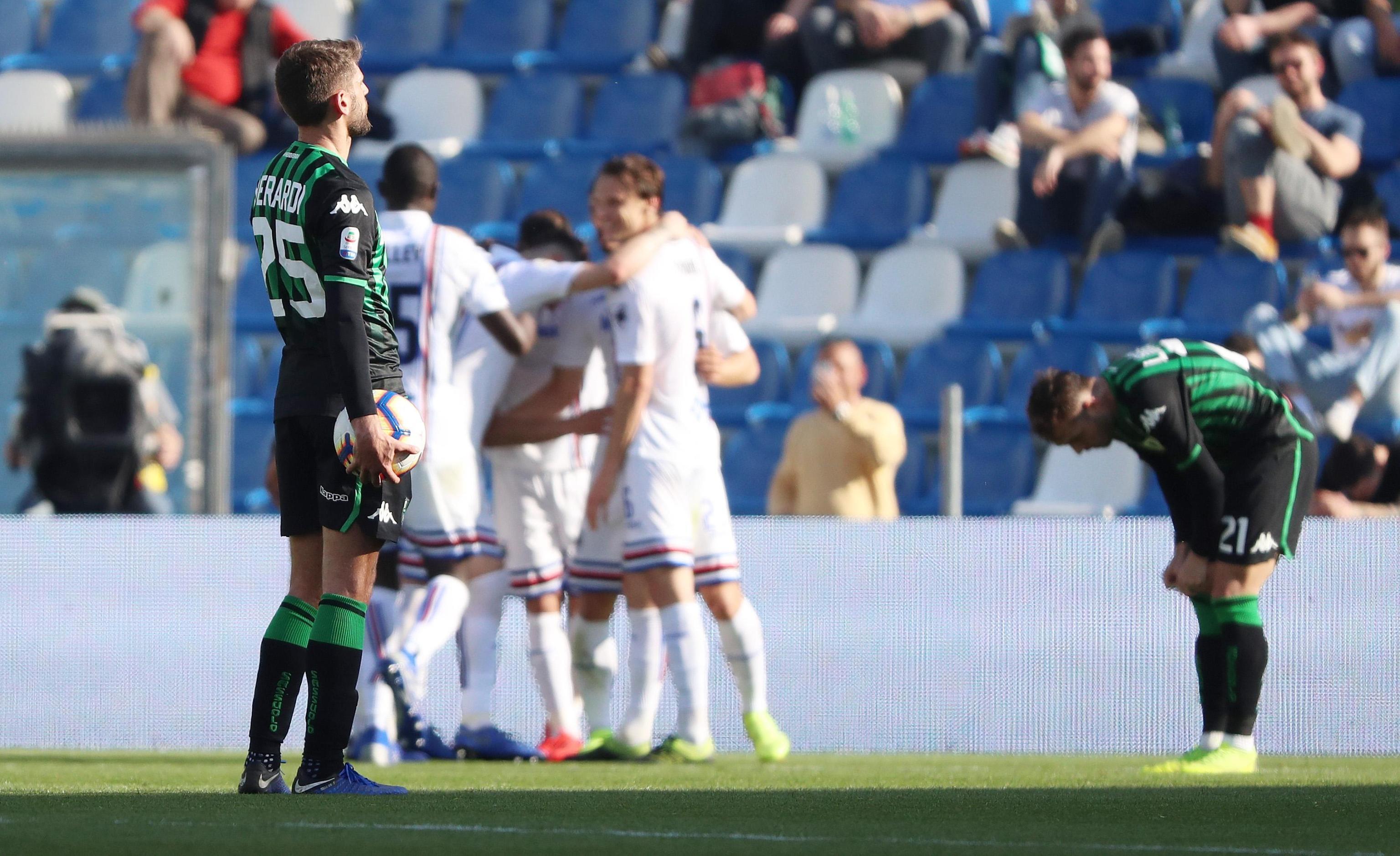 Boom boom Samp, il Sassuolo si inchina