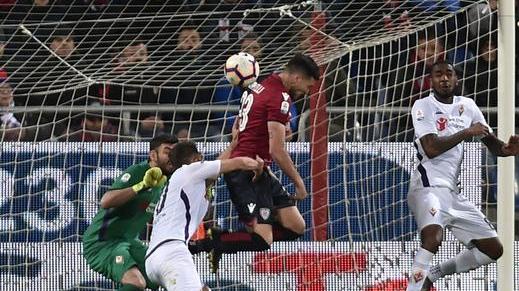 Il Cagliari tutto forza e attenzione spegne una pallida Fiorentina