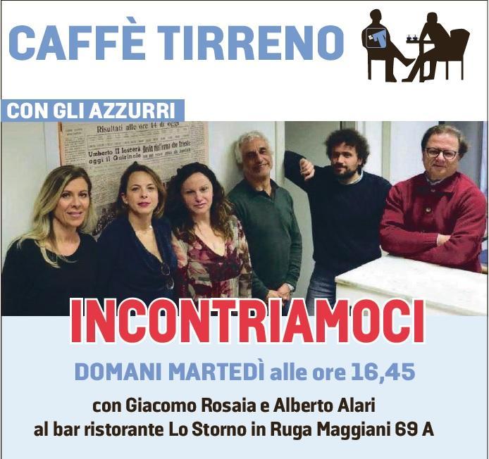 Appuntamento con Caffè Tirreno con gli azzurri