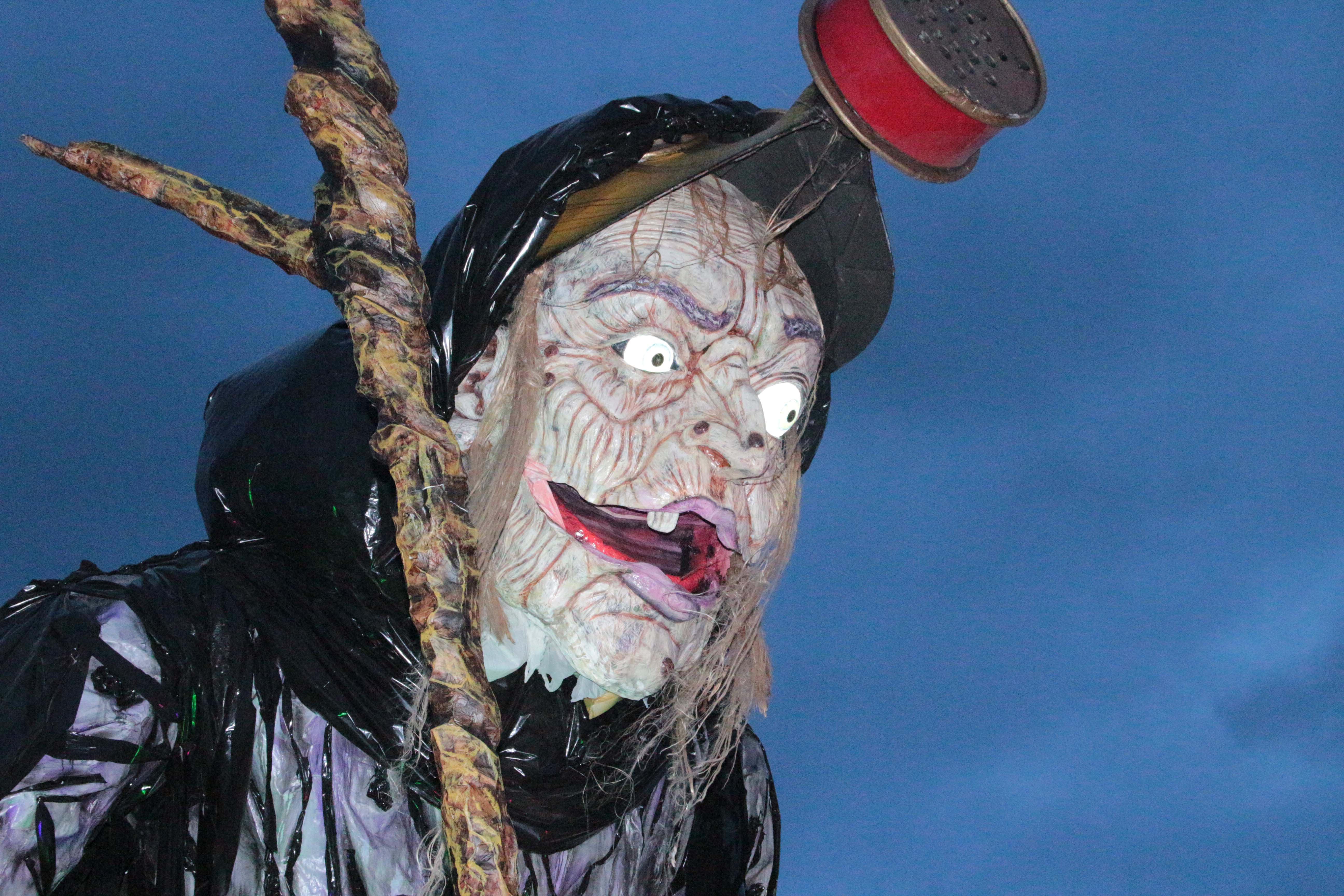 Un dettaglio del carro "L'ultima Biancaneve" di Jacopo Allegrucci che ha vinto il Carnevale di Viareggio 2019