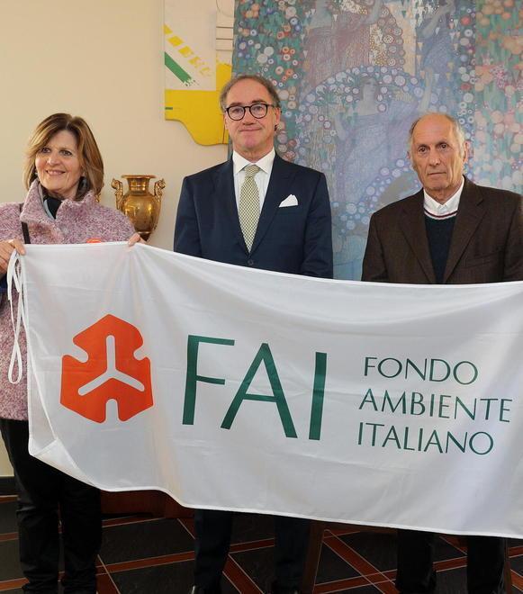 Da sinistra: Silvia Francalanci del Fai, Alessandro Belloni e Valentino Pieri (Foto Nucci)