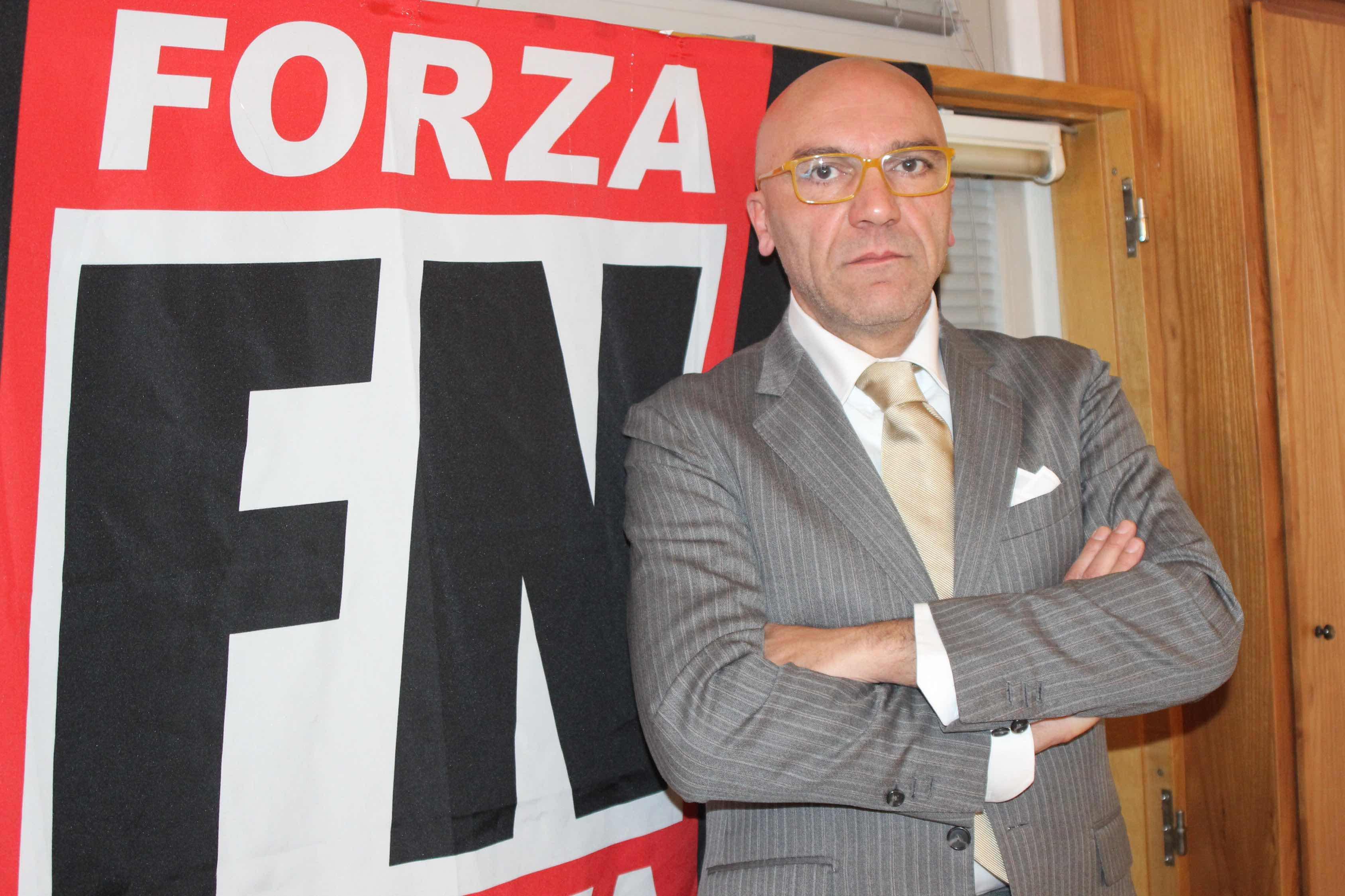 Massimo Nigro, candidato di Forza Nuova a Prato