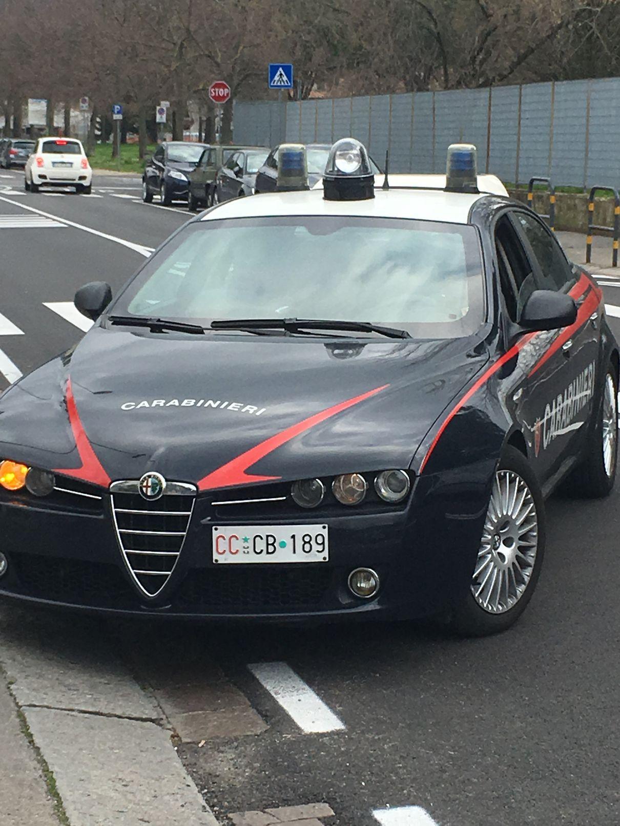 Una gazzella dei carabinieri