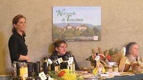 Uno stand di Olea Lunae al castello di Terrarossa