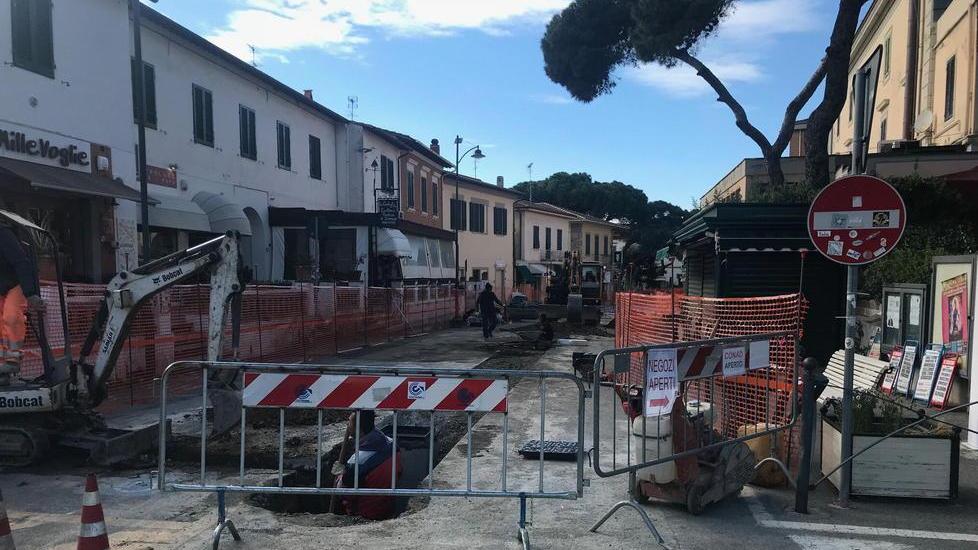 Cantieri in via Fucini