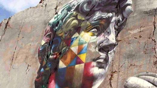 Visita al murales di Eduardo Kobra è già tutto esaurito