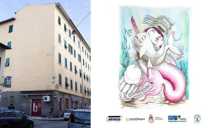 Borgo cambia  faccia: la riqualificazione a colpi di murales sui palazzi del rione 