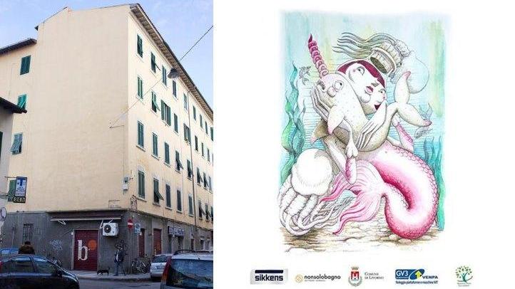Borgo cambia faccia: la riqualificazione a colpi di murales sui palazzi del rione