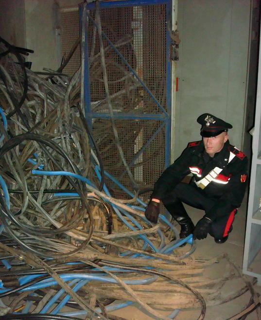 Furto di rame nelle acciaierie Arrestato un grossetano 