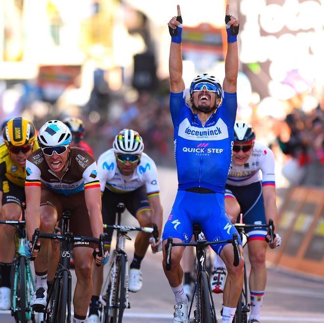 Maestoso Alaphilippe, la Sanremo parla francese 
