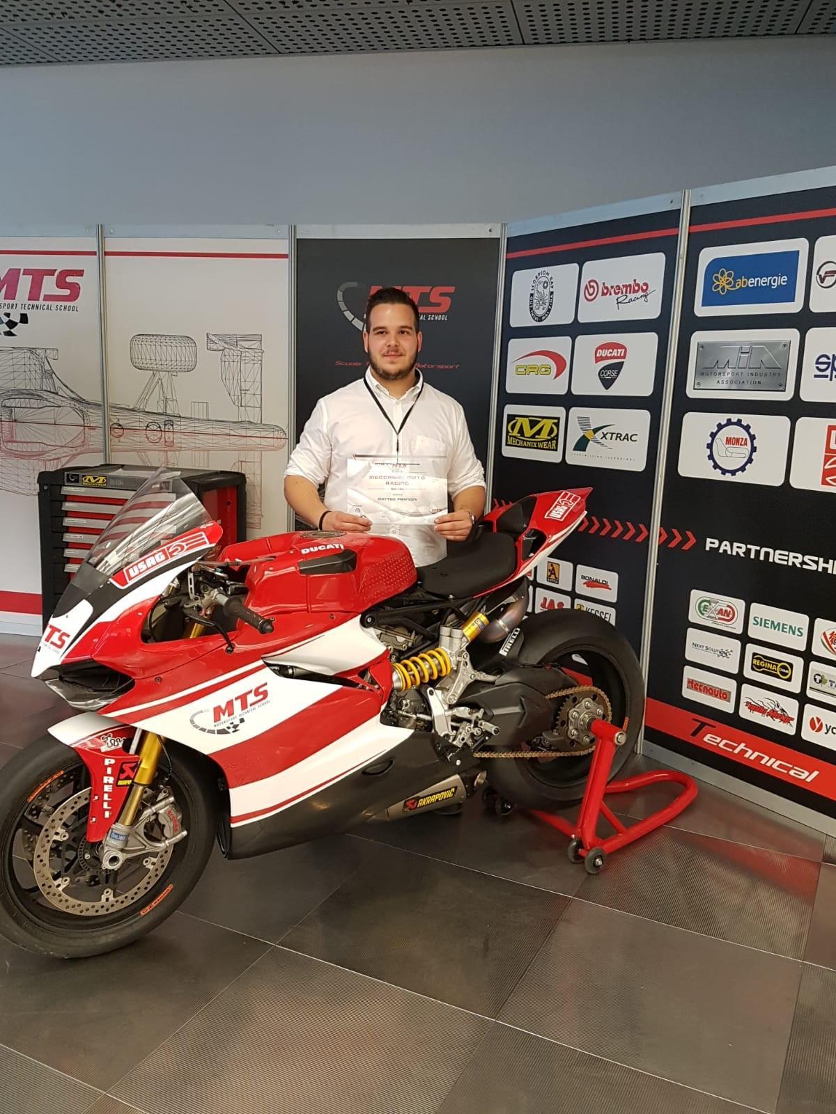 Meccanico rosignanese dall'Iti Mattei alla moto di Valentino