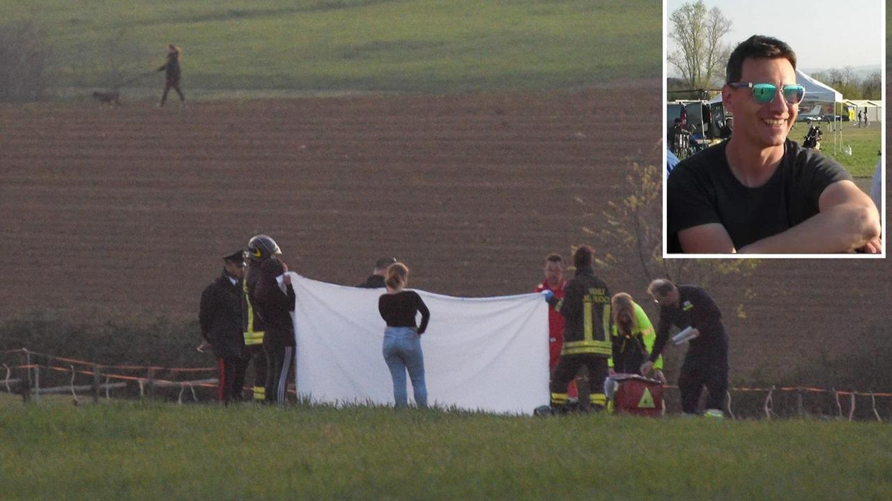 Gli amici piangono Raffaele D’Antonio, morto a 35 anni precipitando col paramotore