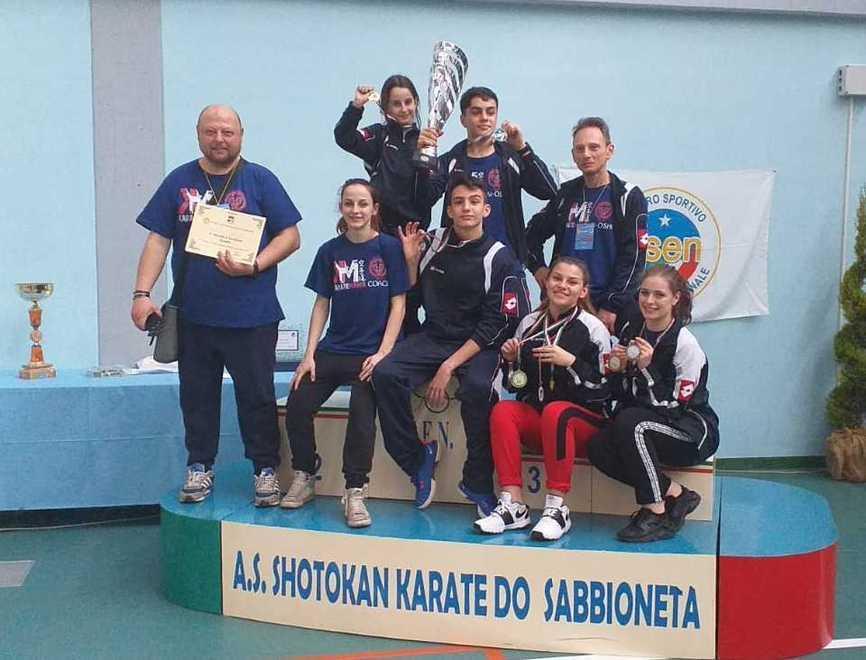 Ki-Oshi Vignola, a Sabbioneta 2° posto a squadre e tante medaglie