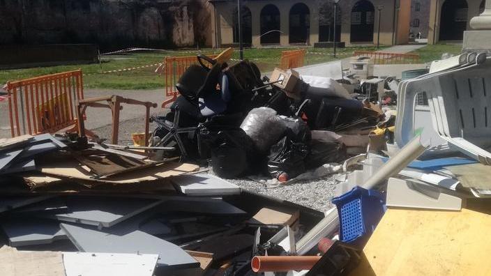 Discarica alla Bacchettoni: i materiali sono della Metro