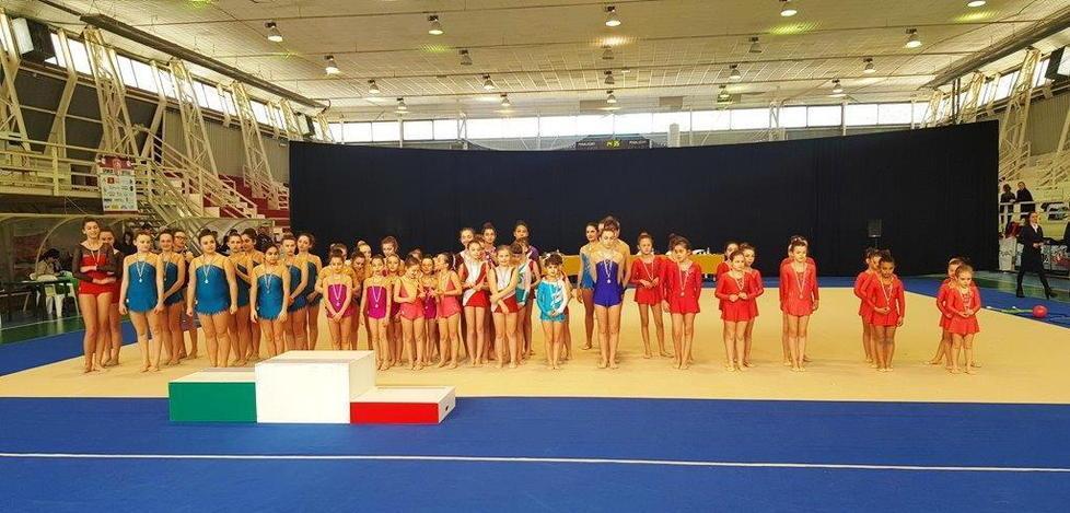 Cinquanta piccole e piccolissime atlete hanno partecipato al campionato Uisp 