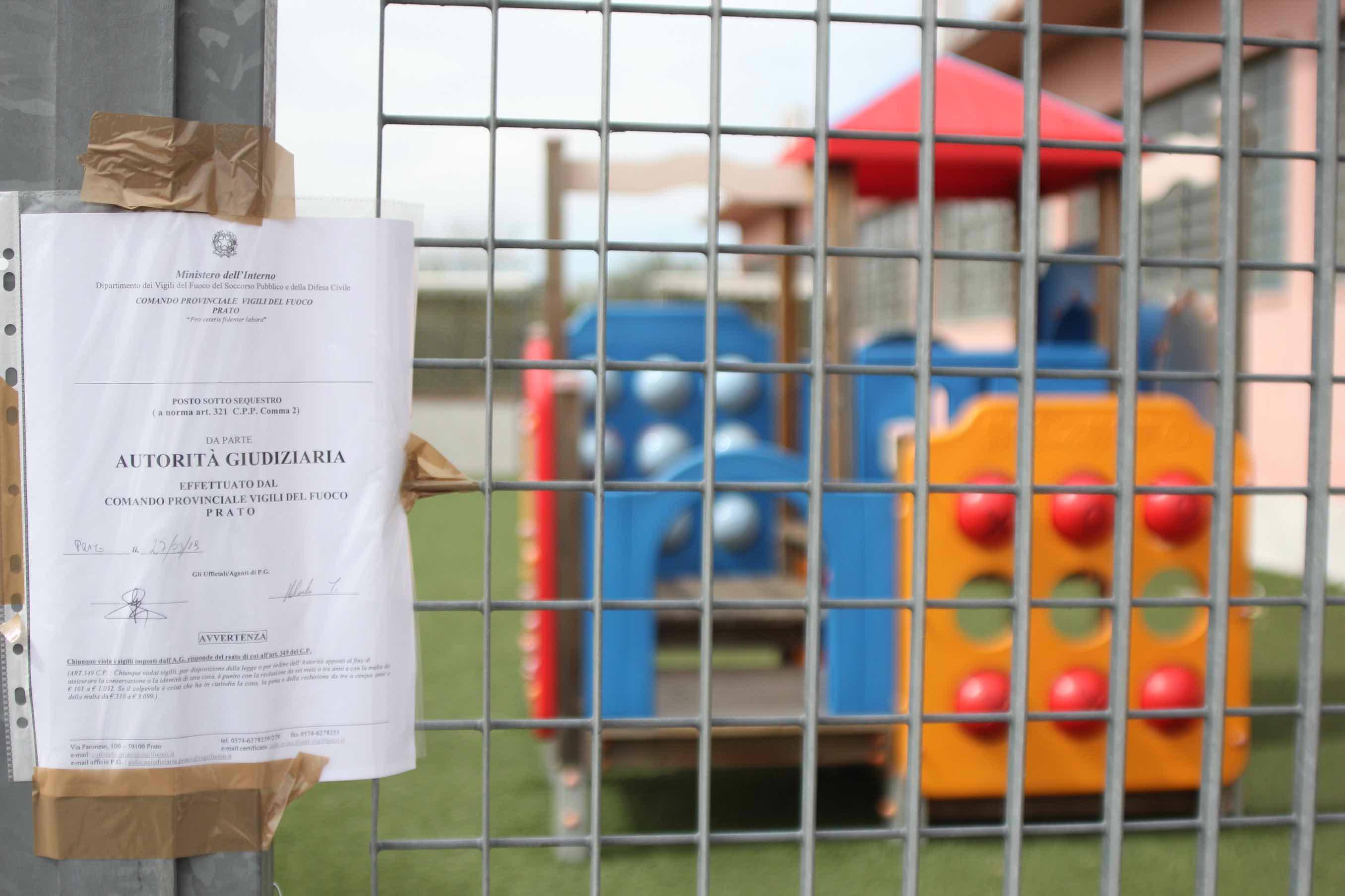 Sequestrato l'asilo cinese dell'associazione d'amicizia cinesi di Prato