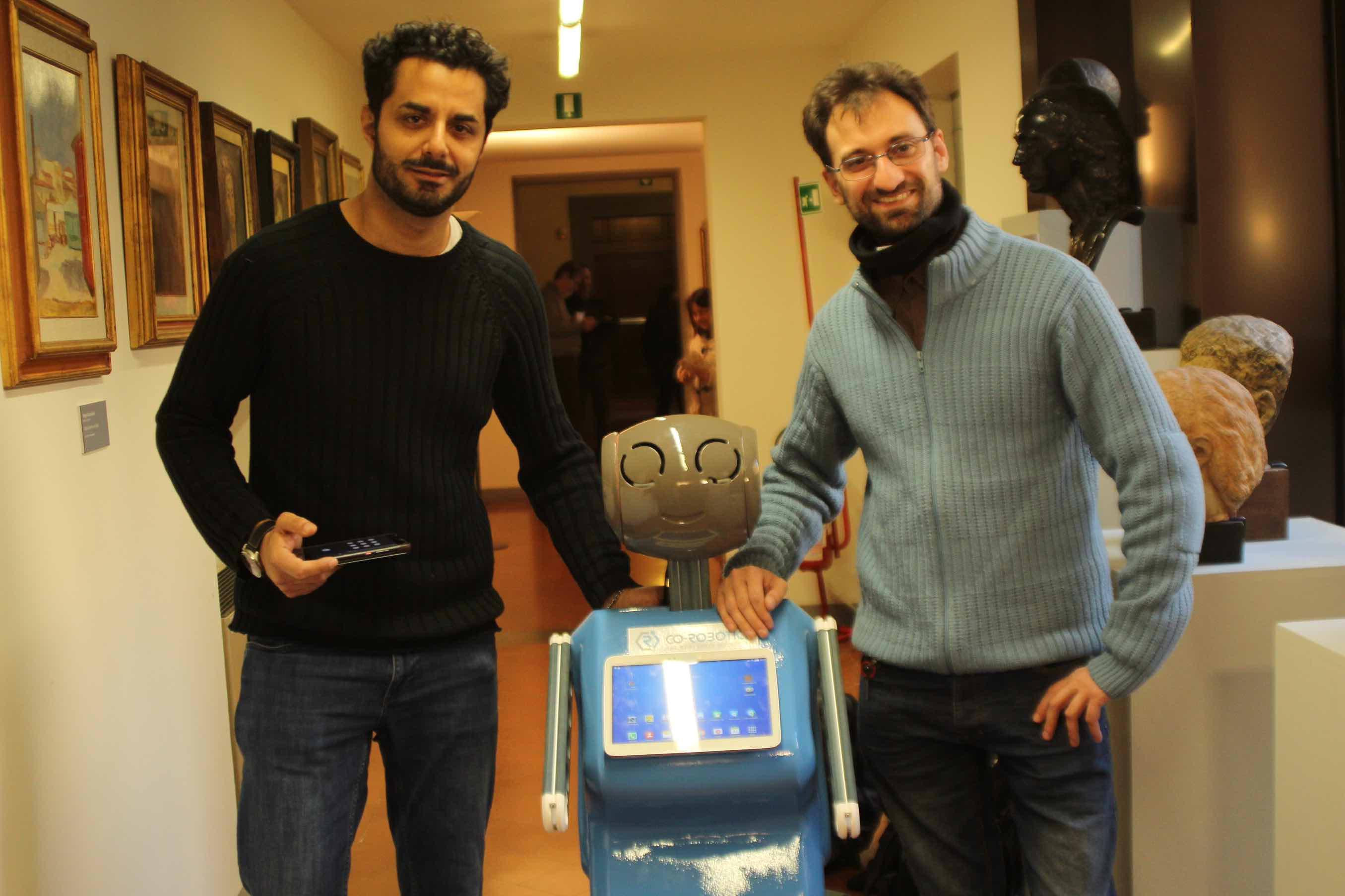 Marco Scafuro e Manuele Bonaccorsi, “padri tecnologici” del Robocam (foto Batavia)