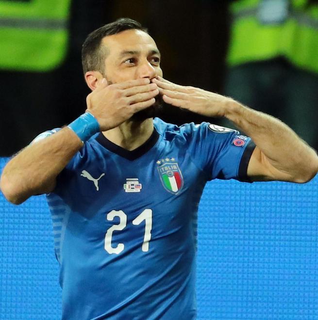 Festa azzurra e Quagliarella è da record 