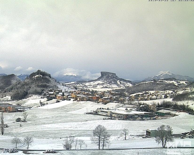 La neve torna in Appennino ma solo per mezza giornata 