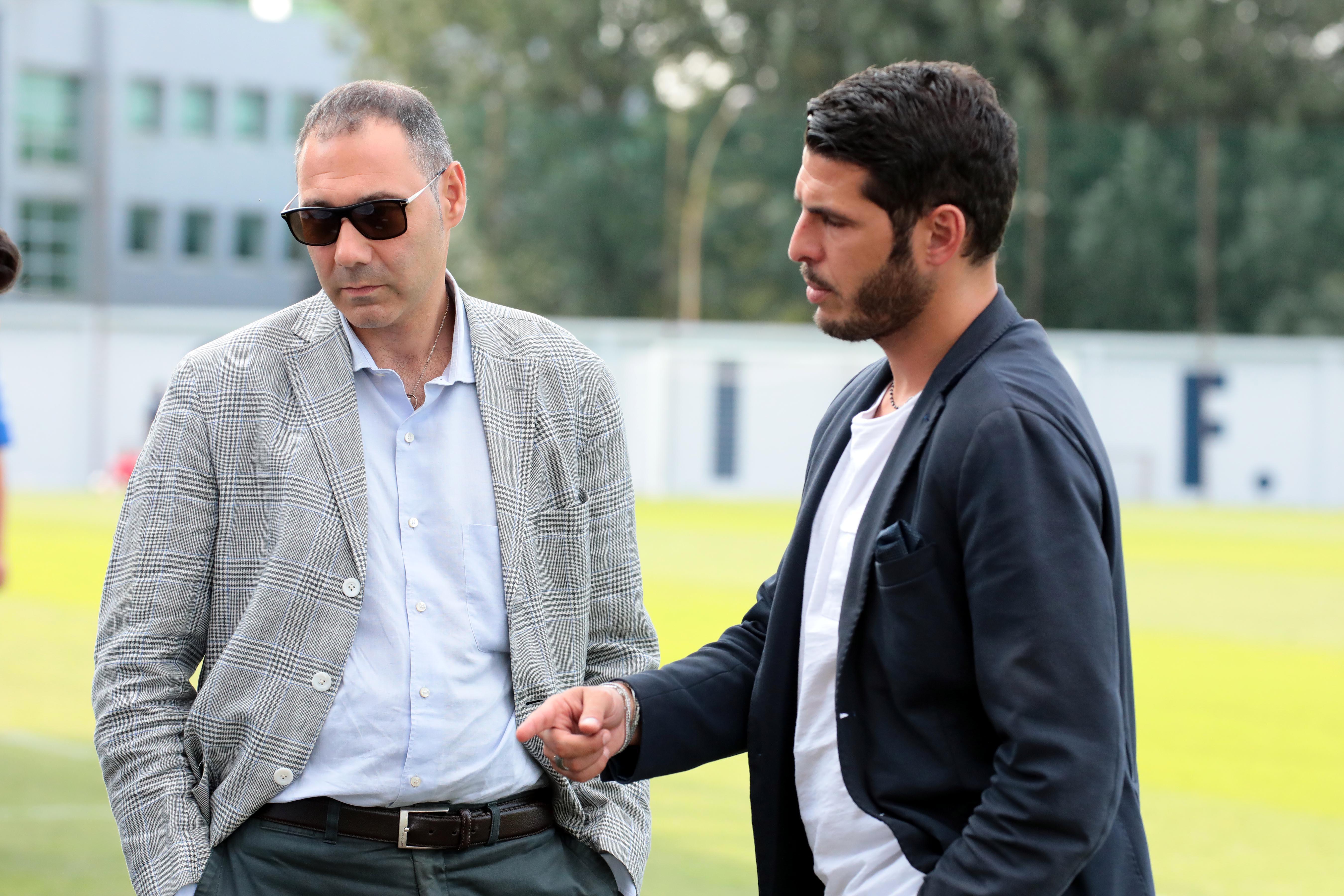 Il direttore generale Riccardo Pecini e il direttore sportivo Pietro Accardi (foto agenzia Carlo Sestini)
