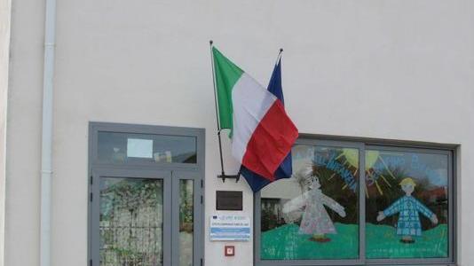 L'ingresso della scuola materna della Tenuta
