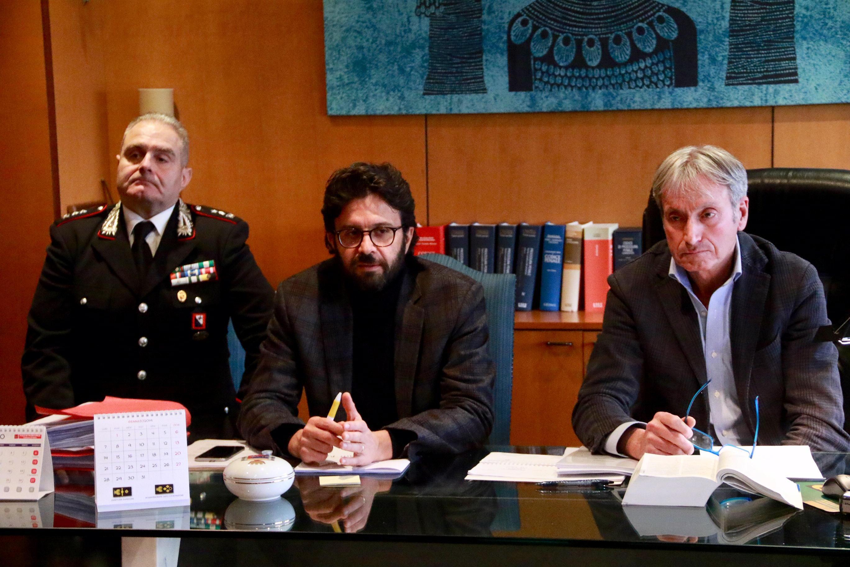 Prato, il procuratore capo Nicolosi (a sinistra) e il sostituto Gestri