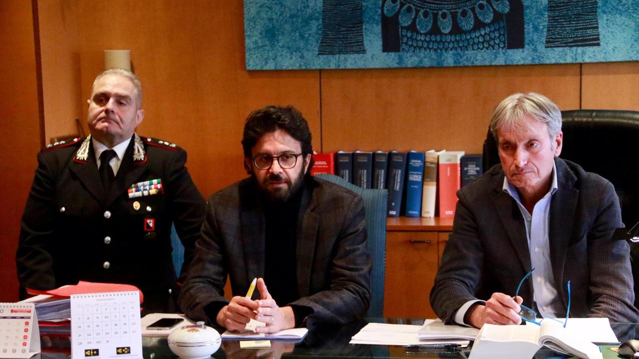 Prato, il procuratore capo Nicolosi (a sinistra) e il sostituto Gestri