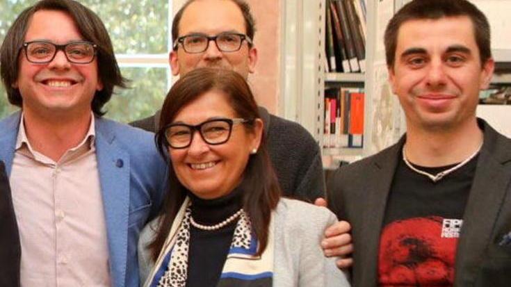 Da sinistra Alessio Porquier, Cristina Luschi, Andrea Berti e Ciro Di Dato