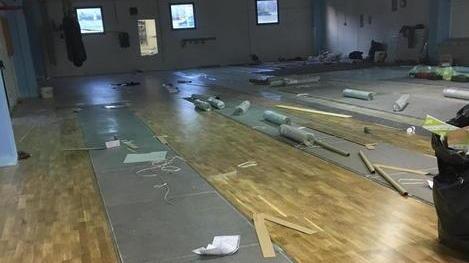 Palazzaccio intervento di recupero alla palestra