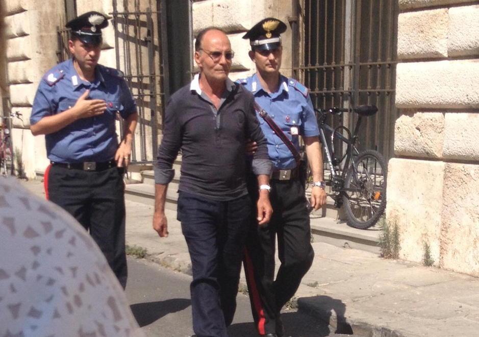 Ernesto Fiumicello, 64 anni, il giorno dell’interrogatorio di garanzia all’indomani dell’arresto avvenuto il 30 giugno 2015