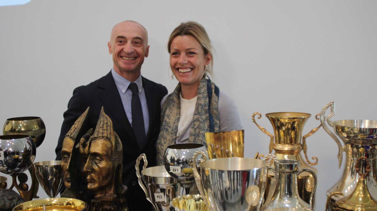 Jury Chechi insieme a Virginia Antonini della Reale Foundation (foto Batavia)