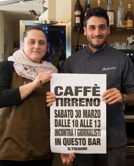 Caffè Tirreno questa mattina al bar pizzeria La Piazza 