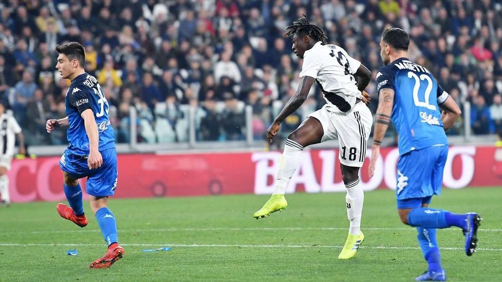Kean, qualsiasi cosa tocca diventa un gol Il baby-talento entra e punisce l’Empoli
