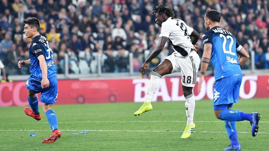 Kean decisivo anche alla Juve Guizzo del 19enne, Empoli ko