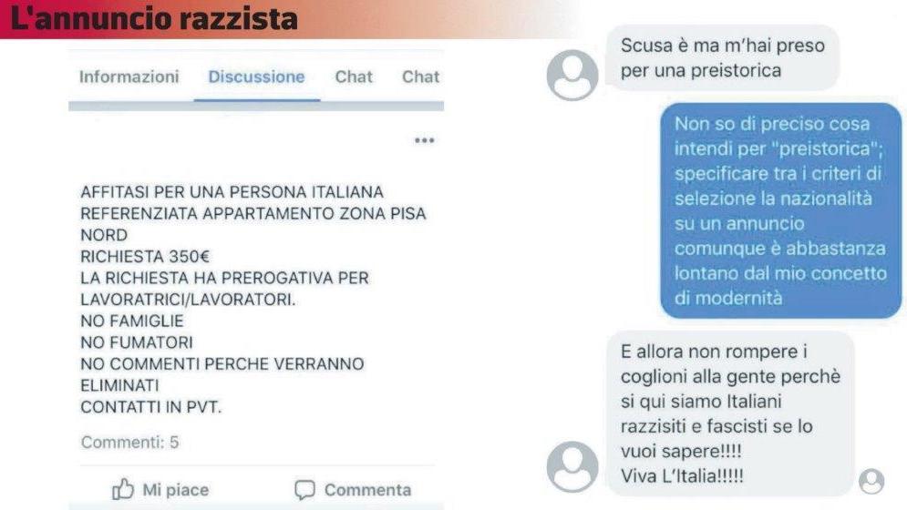"Siamo razzisti", camera in affitto solo agli italiani (se bianchi). Scatta la denuncia