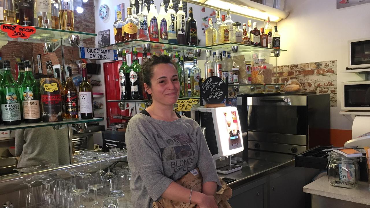 Valeria Francalacci del Bar 2000 di via Solferino