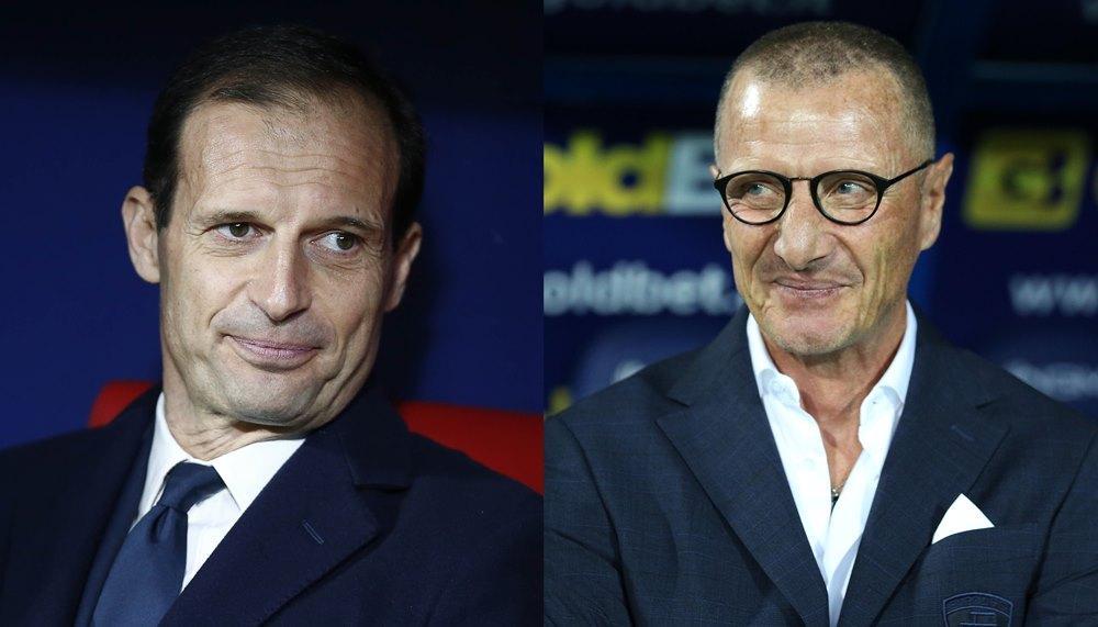 Massimiliano Allegri e Aurelio Andreazzoli