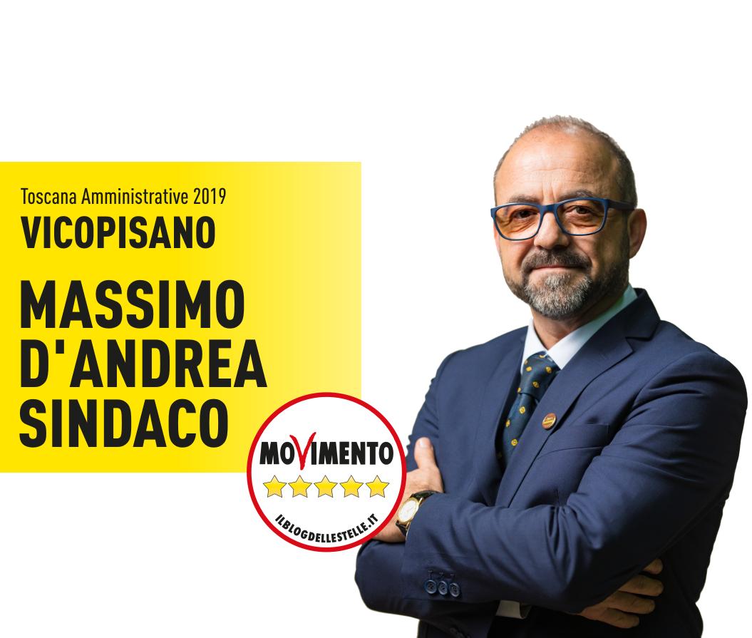 D'Andrea candidato sindaco del Movimento 5 Stelle a Vicopisano