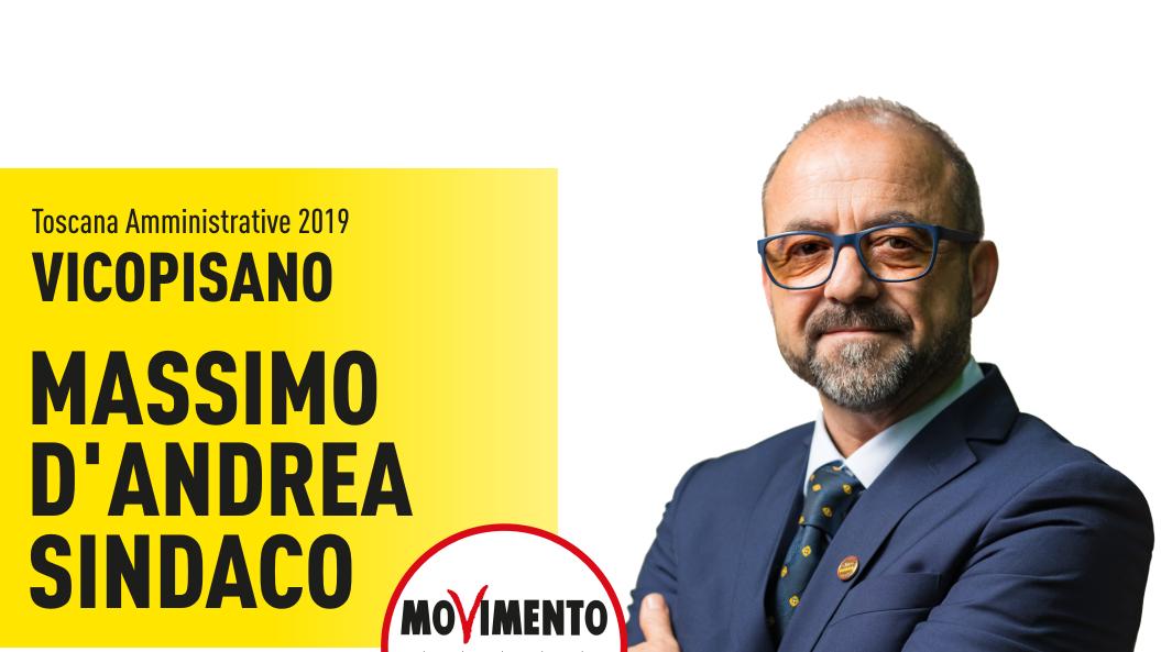 D'Andrea candidato sindaco del Movimento 5 Stelle a Vicopisano