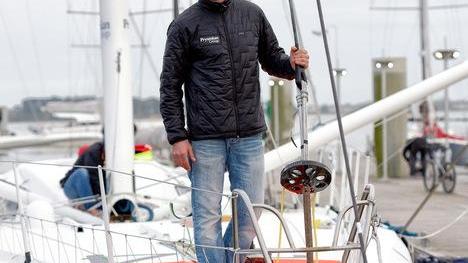 Lo skipper Pedote alla regata Vendéé Globe