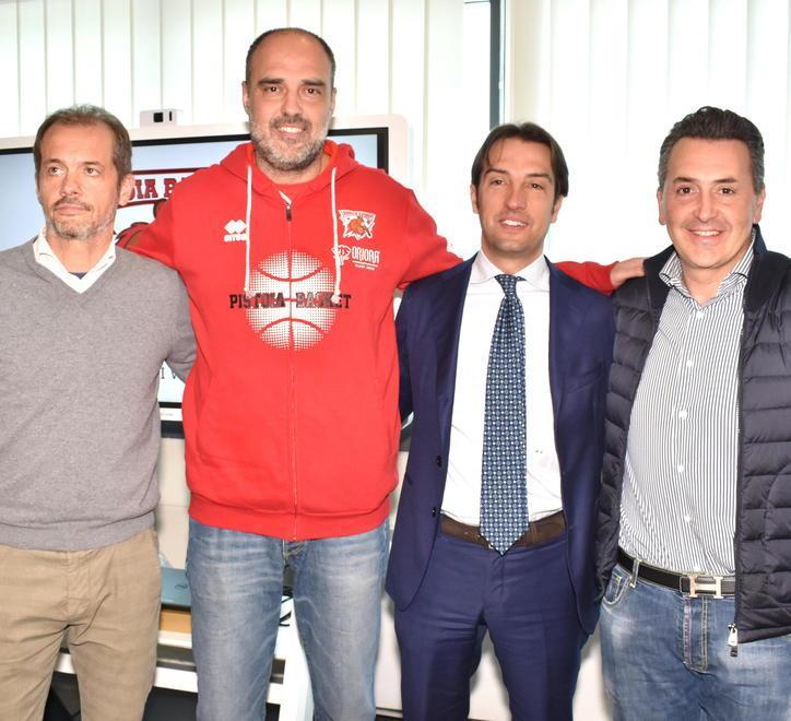Da sinistra Giulio Iozzelli, Paolo Moretti, Alberto Peluffo e Antonio Caso (Foto Gori)