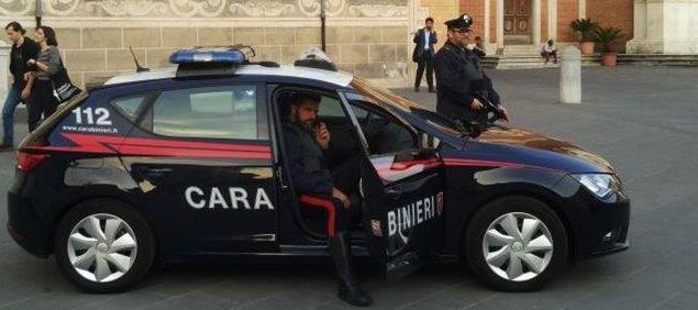 Una pattuglia dei carabinieri