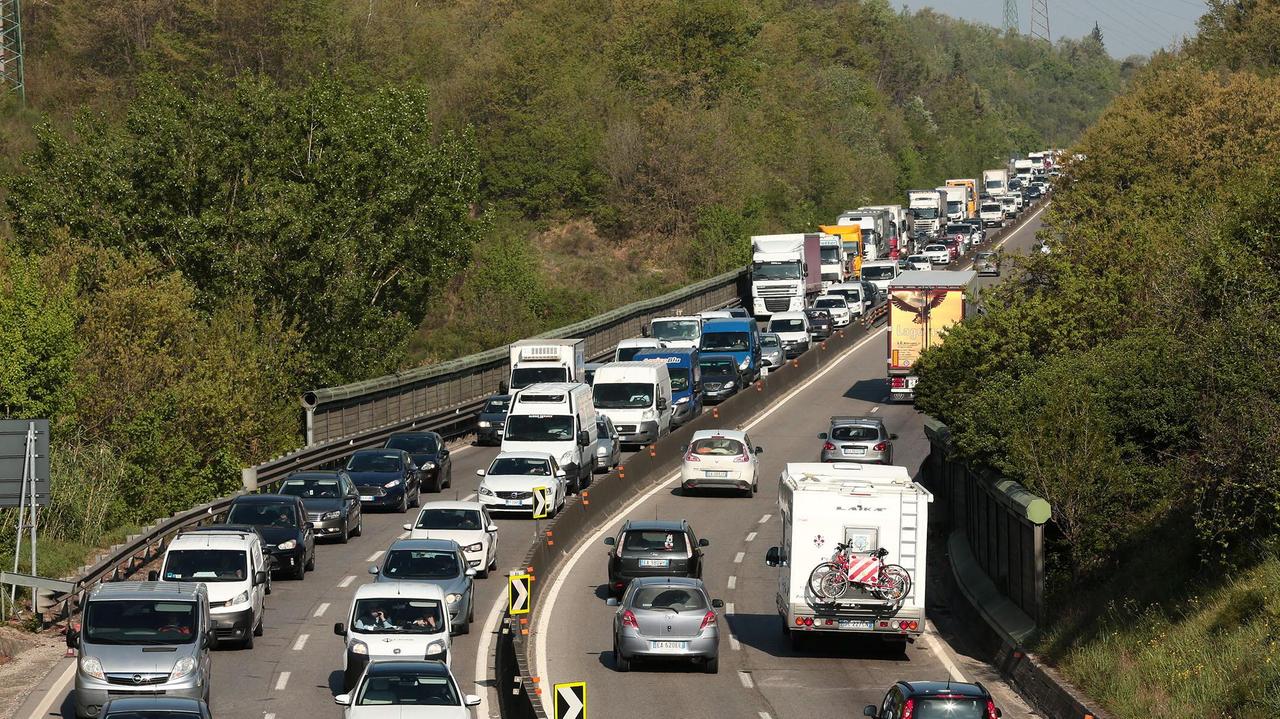 Un tratto della superstrada Fi-Pi-Li